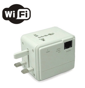 innoXplore iX-T01 All-in-one Internationale Reis Adapter Plug USB met Wifi Router
